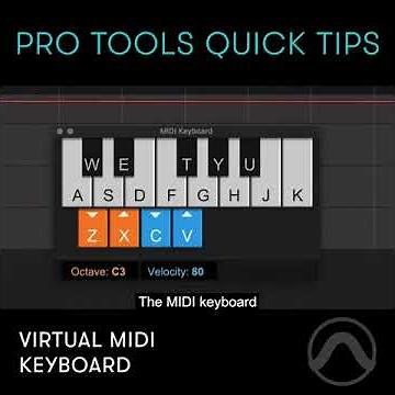 (2022) Pro Tools Virtual Midi Keyboard