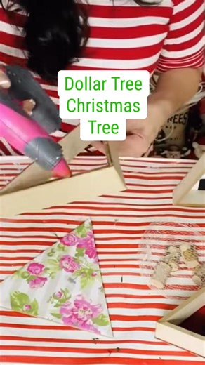 66K views · 551 reactions | Let’s create cute little mini Christmas trees using these dollar tree signs! | Olivia's Romantic Home DIY | Facebook