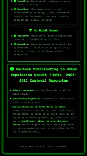 Rural-urban migration: causes, patterns, and impacts