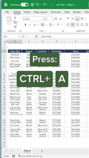 auto adjust row and column in excel shortcut key #excel #viral #shorts
