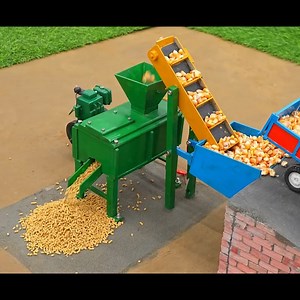172K views · 2K reactions | diy tractor mini feed processing machine science project #diyprojects #machine #science #project #farming #agriculture #tinylife #fblifestyle #satisfying | Mini Rural Project | Facebook