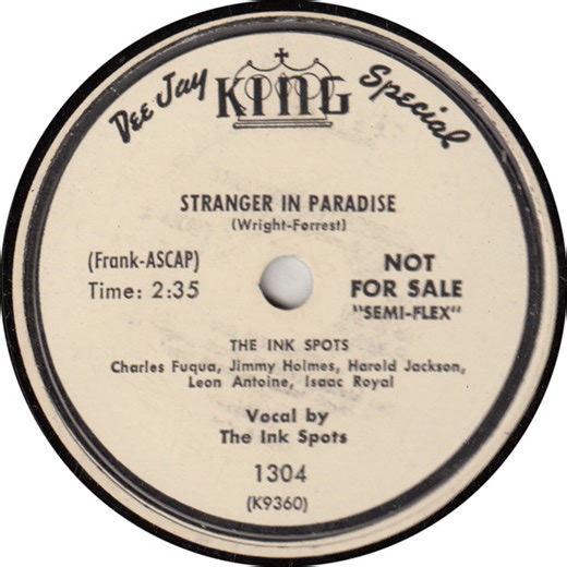 The Ink Spots - Stranger In Paradise / Changing Partners