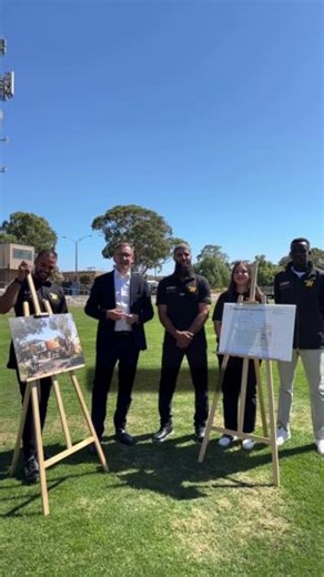 Bachar Houli is a national treasure! So proud to announce this new state-of-the-art facility to nurture the next generation of Australian sporting champions. | Julian Hill MP