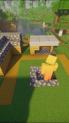 MINI VILLAGE IN MINECRAFT🏡🏡🏡 #minecraftbuilding