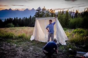 36 reactions · 11 shares | Hope you can get outside for some camping this holiday weekend! Here's Alex and Lynn setting one of our Campfire Tents in a hurry on our #MadeinUSAroadtrip this summer. Happy Camping! https://www.frostriver.com/shop/canoe-camp/campfire-tent/ | Frost River | Facebook