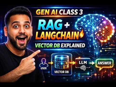 GENAI class 3 |GenAI Project: RAG + LangChain + Vector DB Explained (Beginner)|Tamil