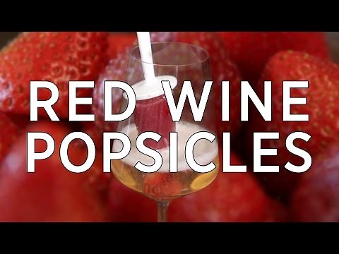 Red Wine Popsicles | DIY