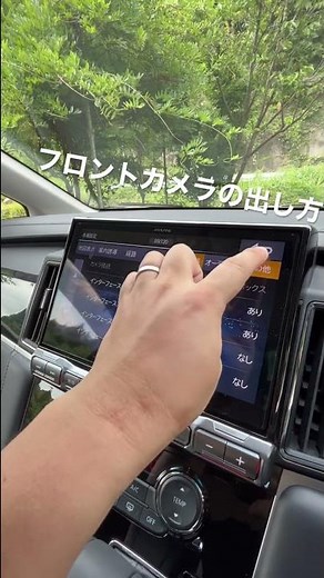 【デリカD:5】フロントカメラ設定【ALPINE】
