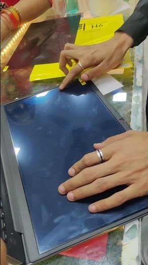 how to apply screen protector for laptops #laptop #screenrecorder