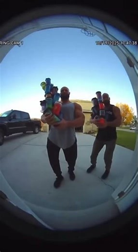 CRAZY Gym Bro Protein Shake DISASTER Caught on Ring Camera!