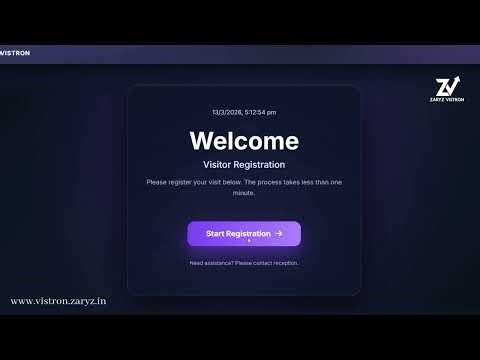 How to Register a Visitor in our Vistron | Step-by-Step Guide