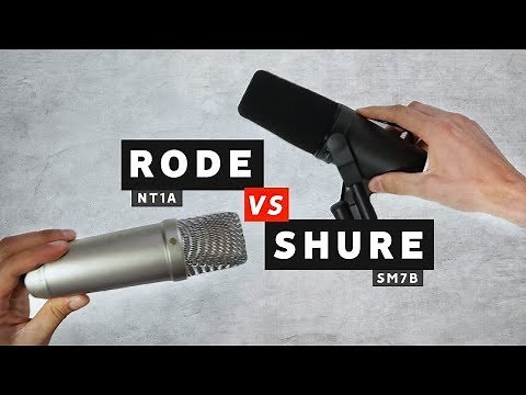 Mic Comparison: Shure SM7B vs Rode NT1A