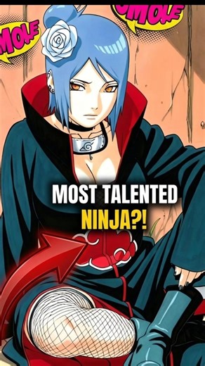 The Most Talented Ninja You Ignored 😱 #naruto #konan #anime #narutoshippuden #shorts