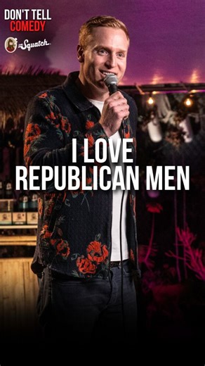 601K views · 18K reactions | "I Love Republican Men" : Francis Ellis (IG: francisccellis) | Watch his full set on the Don't Tell Comedy YT channel for more! Your soap is a joke! Upgrade your personal care with Dr. Squatch #donttellcomedy #francisellis #standupcomedy #comedy #funny #jokes #trendingreels | Don't Tell Comedy | Facebook