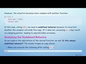 Understanding Undefined Behavior in C+ + : The Impact of Elision