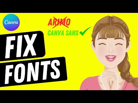 Changing Fonts Issue in Canva — SOLVED for Good