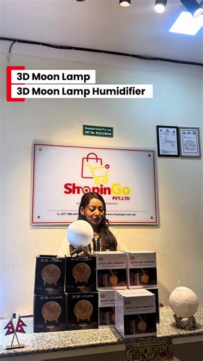 3D Moon Lamp and Humidifier for Classy Room Decor