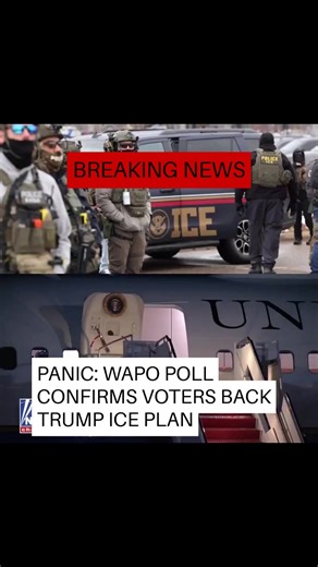 Panic: WaPo Poll Confirms Voters Back Trump ICE Plan . #breakingnews | Sci-Tech Channel