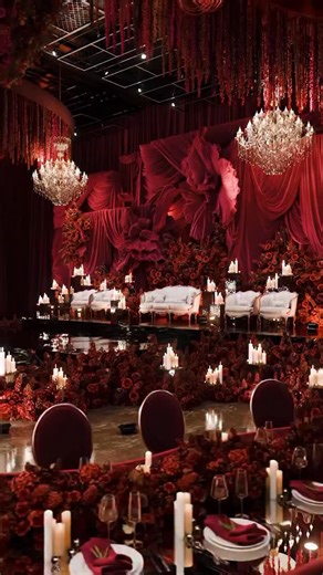 Bridal Asia on Instagram: "DRAPERY SYMPHONY OF CRIMSON – Where Every Fold Tells a Story of Eternal Love” Photorealistic 3D Design by @ronita.design"