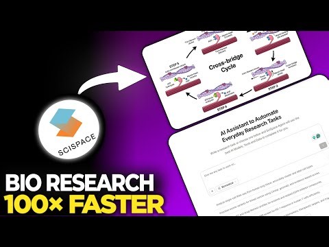 SciSpace AI Makes Bio Research 100× Faster (Replaces 150+ Tools!)