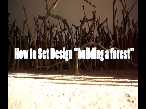 How to Set Design "building a forest" (Stop Motion Tutorial)