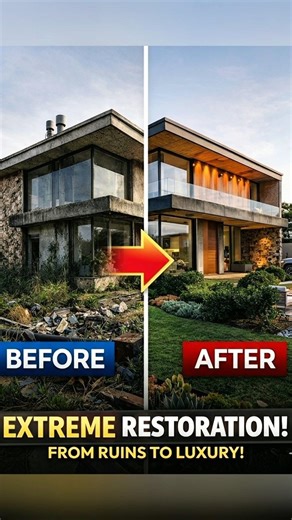 Transforming an Old House into a Modern Dream Home | Home Renovation and Restoration #homerenovation