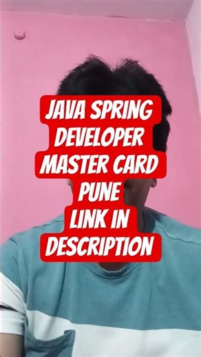 Java + Spring Boot Developer Jobs | Mastercard Careers India 2025