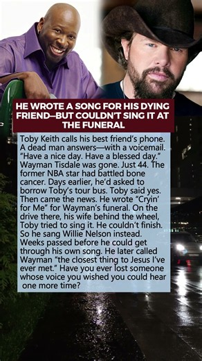 HE WROTE A SONG FOR HIS DYING FRIEND—BUT COULDN’T SING IT AT THE FUNERAL