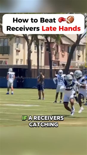 Coach Colonna | Defensive Back on Instagram: "LATE HANDS tips for DBs ✅ Train with us on Lockdown Academy - link in bio DefensiveBack.com #defensiveback #football"