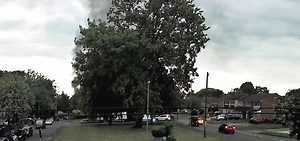 Here's the dramatic moment emergency services rushed to a fire in Penhill last night, as smoke billowed above the trees. You can find all the information, photos and latest updates in our article below👇 | Swindon Advertiser