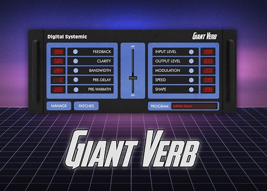 Giant Verb: Free reverb effect designed for infinite spaces (VST/AU)