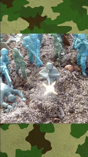Army Men attack Tan bunker