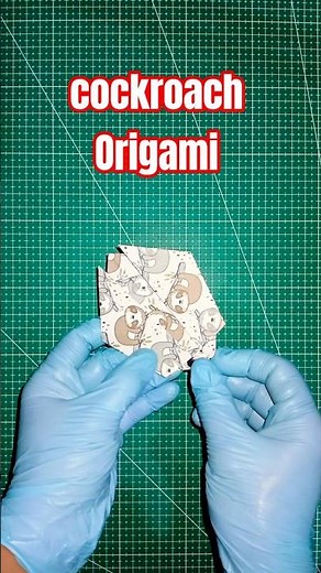 Let's make a "COCKROACH Origami" Simple for Beginner#shorts #viralshorts #diycraftideas