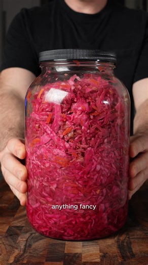 David Levitsky on Instagram: "👉 Comment BUNDLE and I’ll DM you my full fermentation system. This beet + carrot cabbage ferment is one of my everyday staples. Simple ingredients, clean fermentation, and a ton of natural probiotic activity. Crunchy, bright, tangy — and great for digestion. No overthinking. Just real food doing what it’s supposed to do. Follow for more fermentation truths 🥬🧂🔥"