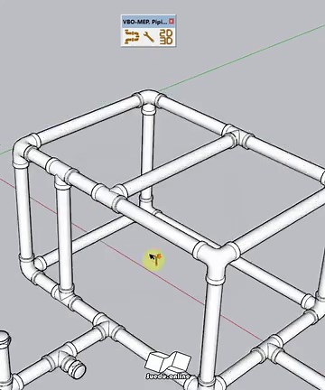 Cách vẽ ống nước trong sketchup bằng Plugin VBO Mep Piping #sketchUp #Sketchuptutorial #Vray #Vantage #Enscape #Modeling #render #thietkekienttruc #thietkenoithat #phanthucsketchup #phanthuc #suedu | Phan Thức SketchUp