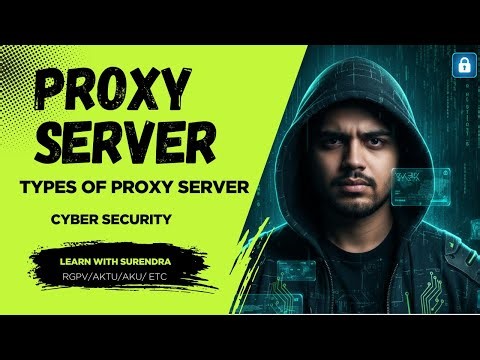 Proxy Servers and Types in Cyber Security | Forward, Reverse, Anonymous Proxy | University Exams