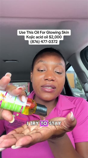 Our Kojic Acid Magic Oil works wonders in fading dark spots and hyperpigmentation, leaving your skin even-toned and radiant. ✨ You can mix it with your favorite lotion or body cream for added hydration and effectiveness. Cost $2,000 #kojicacidsoap #darkunderarms #eggsoap #kojicacidcream #realkojicacidsoap #skincareproducts #papayasoap #kojicacidoil #kojicacidoil #glowingskin #skincarestoreinjamaica #goatmilksoap #collagensoap #snatchedskin #kojicoil