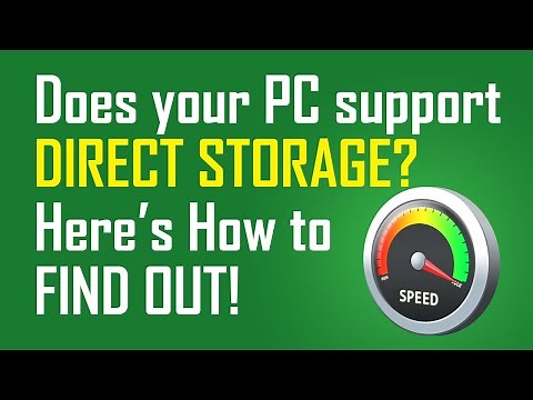 How to Check If your PC Supports DirectStorage 1.1