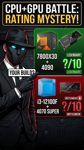 Rating YOUR CPU & GPU Combinations! 🎮 (Ultimate Bottleneck Test)
