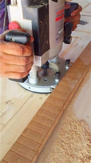 Easily cut carving design on router machine #woodworking #carpentry