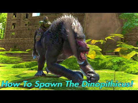 How To Spawn The Dinopithecus In Ark Lost Island!