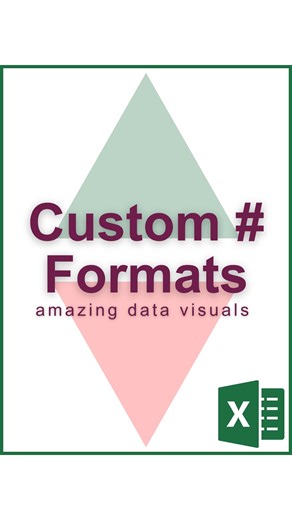 CheatSheets on Instagram: "Custom # Formats in Excel! ️ Don’t forget to save this post!  Get your FREE Excel Shortcuts Cheat Sheet PDF at the link in our bio!  Follow us on Instagram, YouTube, TikTok, and more with the link in our bio! #excel #exceltips #exceltricks #spreadsheets #corporate #accounting #finance #workhacks"