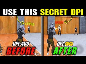 Free Fire Secret DPI Setting 99% Headshot | Best DPI for Free fire | Free Fire DPI Setting