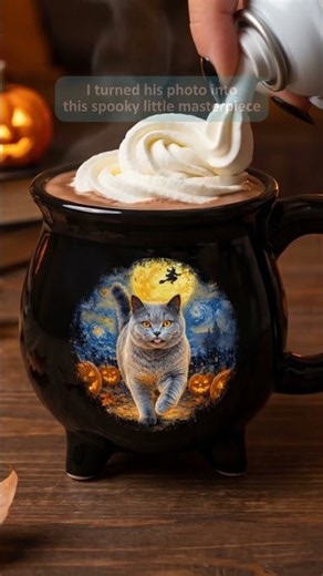 Custom Coffee Mug - Halloween Gifts For Dog Cat Lovers - Stay Spooky Stay Purrfect - CWM-YL7003 V1.1