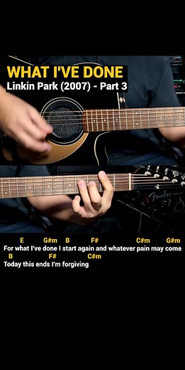 What I've Done - Linkin Park (Easy Guitar Chords Tutorial with Lyrics) part 3 SHORTS REELS 🎸🎸🎸 #DocOTEPStudio #DocOtepGuitarTutorial | Doc OTEP Studio