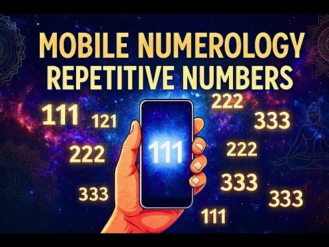 Repeating Numbers in Mobile Number -111, 222, 333 to 999 Explained | Mobile Numerology 