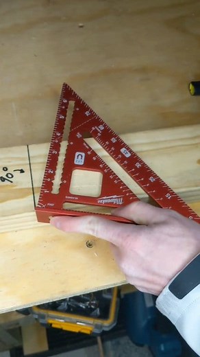755K views · 4.1K reactions | #speedsquare #tooltips #angles #constructiontips #geometry #milwaukeetools #raftersquare #protractor | Revive Home Tips | Facebook