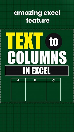 ATHER NAQVI l Excel, Tech & Ai Tips on Instagram: "🚀 Stop wasting time splitting data manually! Use Text to Columns in Excel and separate names, emails, or any data in seconds. One click = clean & organized data 💡 🔑 Productivity Hack | 📊 Excel Made Easy"
