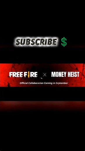 Free Fire X Money Hiest 💲😮 #collab #freefire #shorts #trending