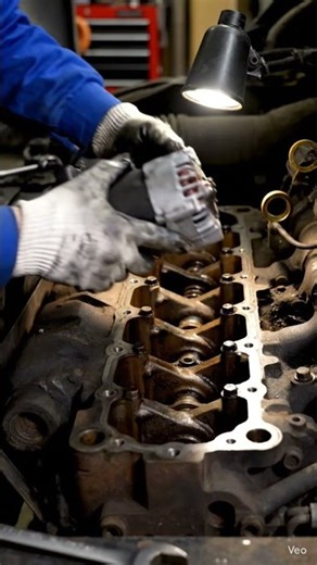 🔥 ENGINE NIGHTMARE FIXED IN 60 SECONDS! 😱 #engineering #shorts